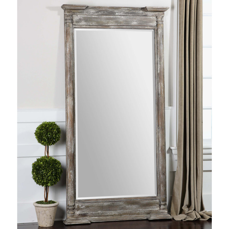 One Allium Way Wooden Wall Mirror & Reviews Wayfair